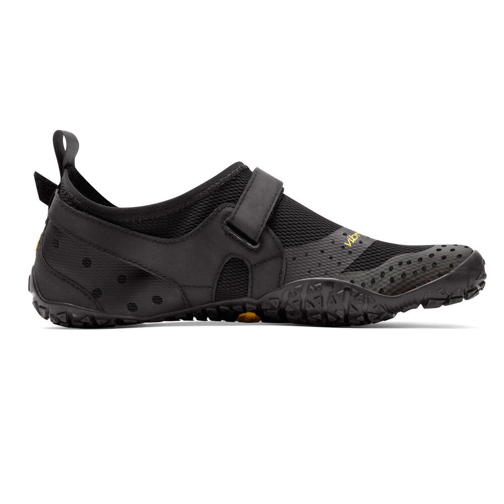 Vibram Five Fingers Mens V-Aqua - Water Shoes Black - CHD470852